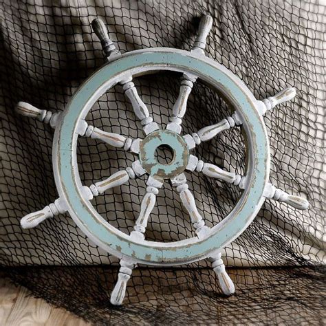 Ship Wheel Decor | Nautical decor, Beach house decor, Home decor ...