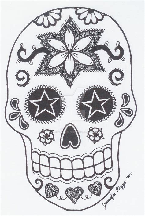 Sugar Skull 4 by jiujitsubuddah | Skull, Sugar skull design, Sugar skull