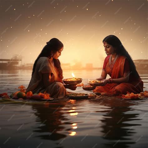 Illustration of chhath puja 2023 images HD | Premium AI-generated image