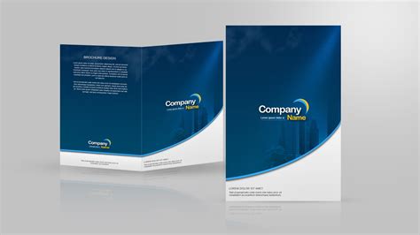 Design a Two Fold Brochure In Photoshop - YouTube