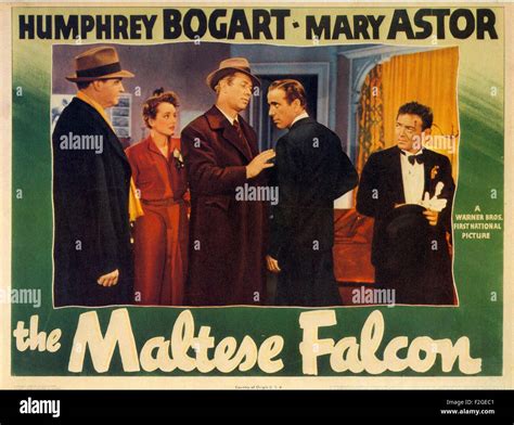 Maltese Falcon, The (1941) 18 - Movie Poster Stock Photo - Alamy