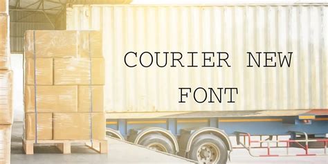 Courier New Font