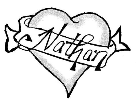 Free Heart With Banner Tattoo Designs, Download Free Heart With Banner Tattoo Designs png images ...