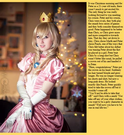 TG Cap Princess Peach by RandomTGCaps on DeviantArt