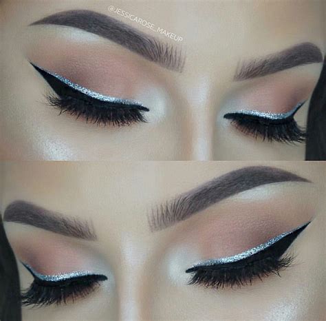 Pin by Деница Петканска on Make-Up | No eyeliner makeup, Silver ...