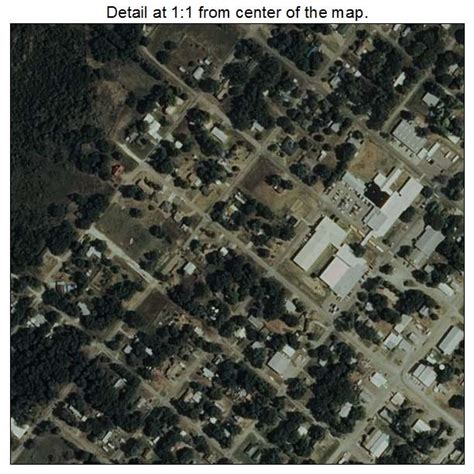 Aerial Photography Map of Calera, OK Oklahoma