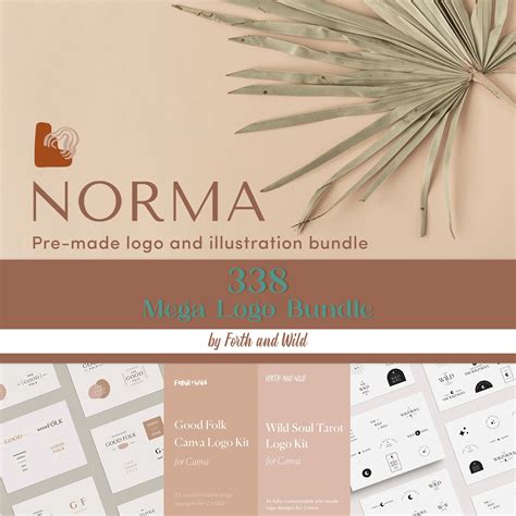 Canva Modern Aesthetic Logo Kit | Master Bundles