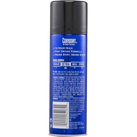 Consort Hair Spray Unscented X-hold (8.3 oz) - Instacart