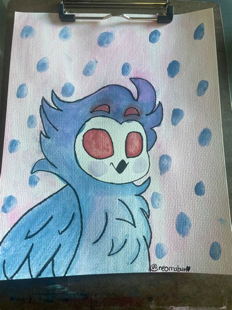 Painting I Made of Bird Stolas by Neomabun on DeviantArt