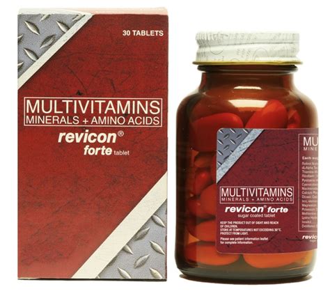 REVICON FORTE Multivitamins / Minerals / Amino Acids Tablet 1's price ...