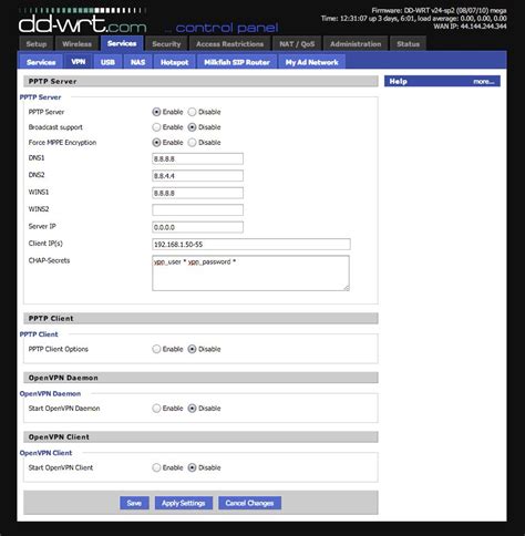 DD-WRT VPN Setup Guide