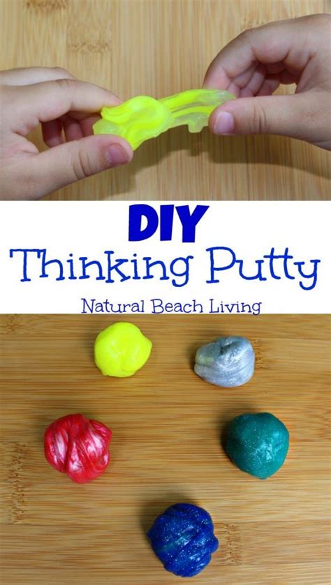 How to Make Your Own Thinking Putty | Diy silly putty, Homemade fidget toys, Diy fidget toys