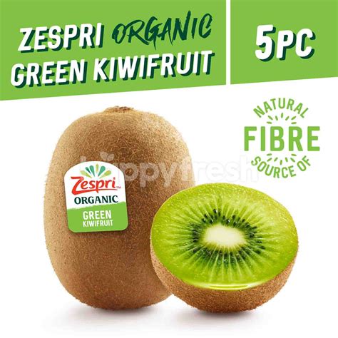 Buy Zespri Organic Green Kiwifruit (5 Pieces) at TMC Bangsar - HappyFresh