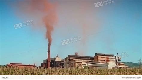 Air Pollution By Heavy Industry Stock video footage | 835065