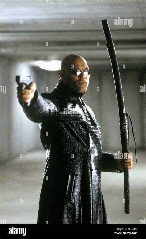 THE MATRIX RELOADED, LAURENCE FISHBURNE, 2003 Stock Photo - Alamy