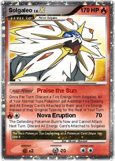 Pokémon Solgaleo 17 17 - Praise the Sun - My Pokemon Card