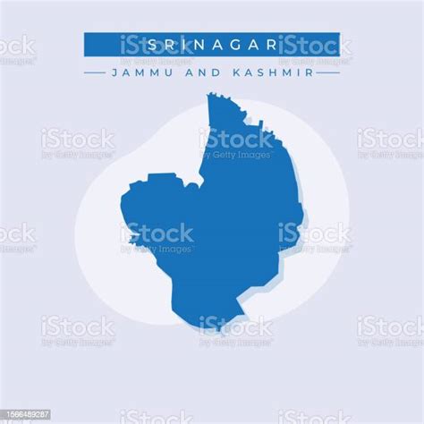 Vector Illustration Vector Of Srinagar City Map India City Stock ...