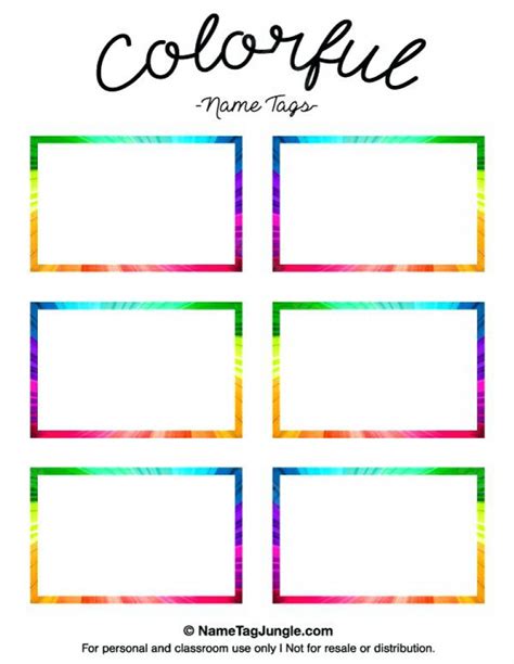 Free Printable Name Tags For Preschoolers - Free Printable