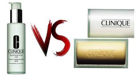 CLINIQUE FACIAL SOAP (BAR) VS LIQUID FACIAL SOAP - YouTube