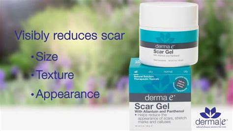 derma e® Scar Gel - YouTube