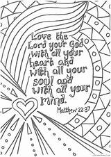 Printable christian coloring pages With Verses Coloring4free  sketch template