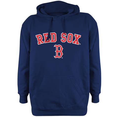 Stitches Boston Red Sox Navy Fleece Pullover Hoodie