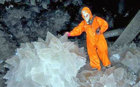 Cave of Crystals "Giant Crystal Cave" at Naica, Mexico