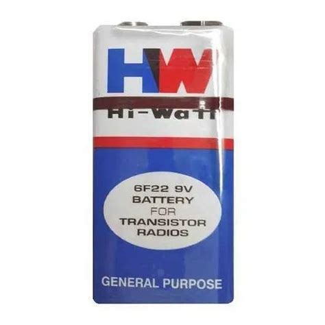 9V Original HW HI-WATT Long Life Battery 1 PC – Indian Hobby Center