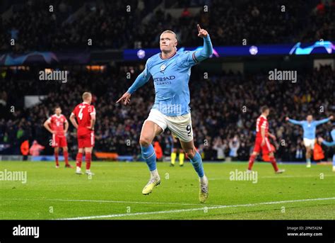 Erling haaland man city celebration hi-res stock photography and images ...