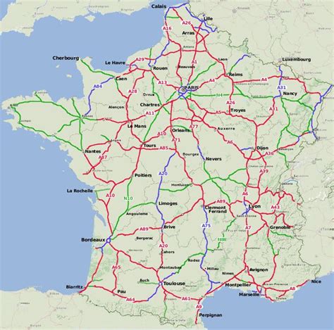 Review Of Autoroute Map Of France Pictures – Map of France to Print