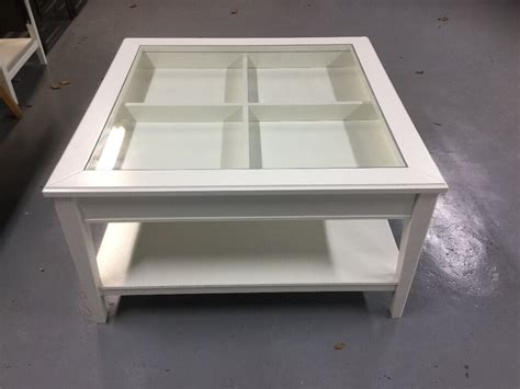 Ikea Liatorp white glass top square coffee table | in Ware, Hertfordshire | Gumtree