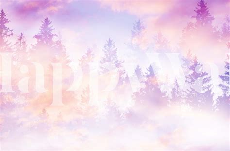 Pastel Forest Dream 1 Wallpaper - Happywall