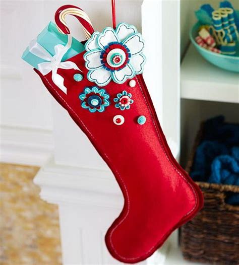 Easy & unique Handmade Christmas Stockings Ideas | Felt christmas stockings, Easy christmas ...