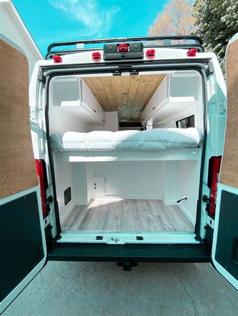 VAN TOUR | 159" Extended Promaster Van Conversion with Full Bathroom ...