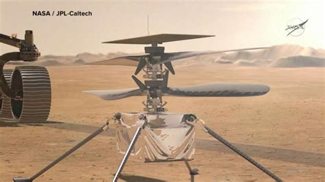 NASA lands 1st space helicopter on Mars Video - ABC News