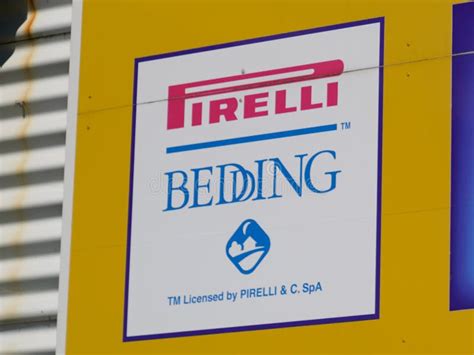 Pirelli Bedding Logo Sign and Text Brand of Italy Bedding Mattresses ...