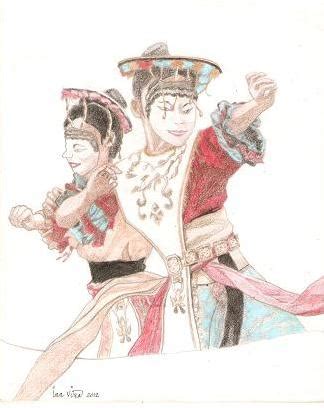 Topeng Betawi Dance by gambarlukis on DeviantArt