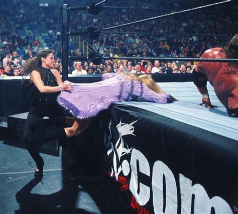 Stephanie McMahon, Trish Stratus, and Triple H, Royal Rumble, 2001 ...