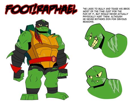 -RotTMNT: Foot!Raphael- by WOLFY-THE-BLACKWOLF on DeviantArt | Teenage ...