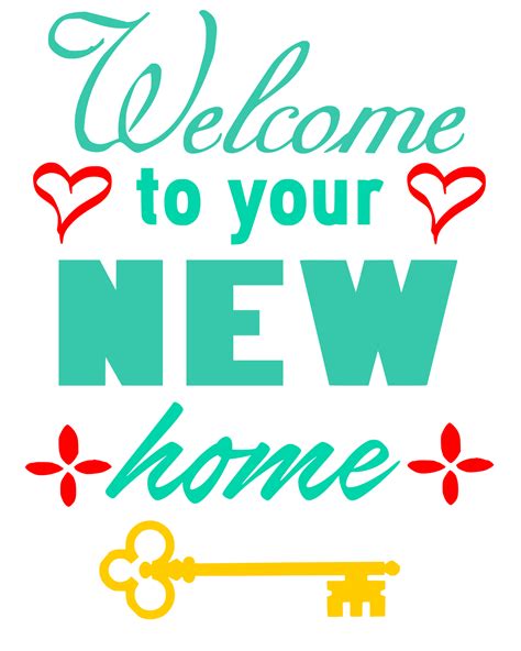 Free Welcome to your New Home SVG File - Free SVG Files