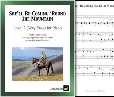 She'll Be Coming 'Round the Mountain | Very easy piano sheet music