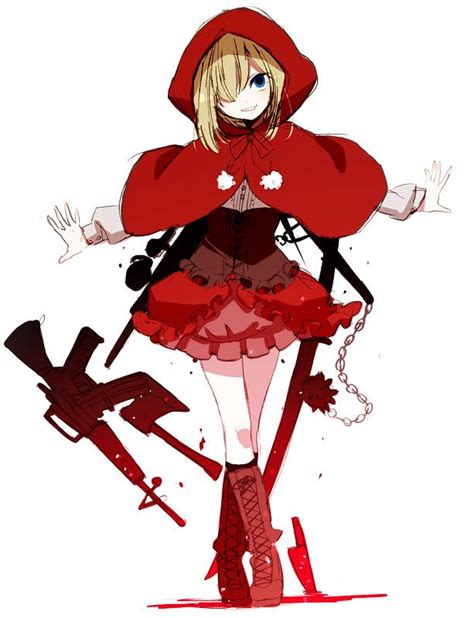 Tags: Anime, Sketch, Red Riding Hood, Original, Helmet (Mangaka) | Red ...