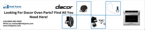 Dacor Oven Replacement Parts | Dacor Parts- HnKParts