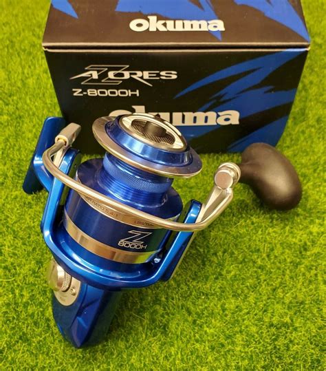 Okuma Azores 5.4:1 Left/Right Hand Spinning Saltwater Fishing Reel - Z-8000H - Walmart.com ...