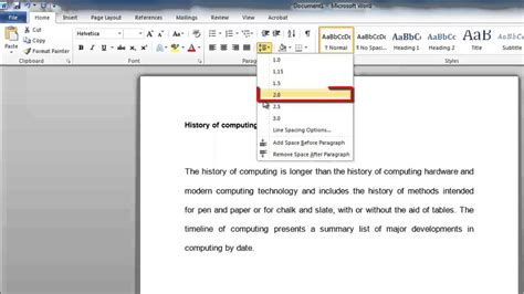 How To Change After Paragraph Spacing In Word : When i view the result in word, each cell has ...