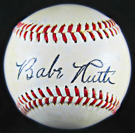 babe-ruth-signed-baseball - Memorabilia Center