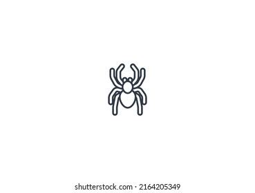 Spider Vector Flat Emoticon Isolated Spider Stock Vector (Royalty Free ...