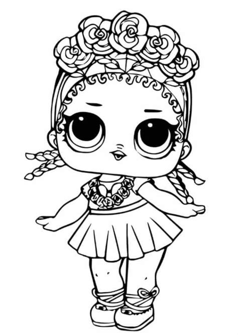 lol dolls drawings easy color to print - Free Kids Coloring PageFree ...