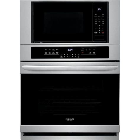 FRIGIDAIRE GALLERY 30 in. Electric True Convection Wall Oven with Built-In Microwave in ...