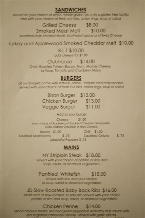 Lunch at The Cellar Bar & Grill | Yellowknife Online